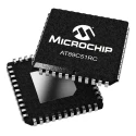 Microchip 8-bit 80C51 Microcontroller, 32kB FLASH Memory, 44-Pin PLCC Package, 24 MHz AT89C51RC-24JU