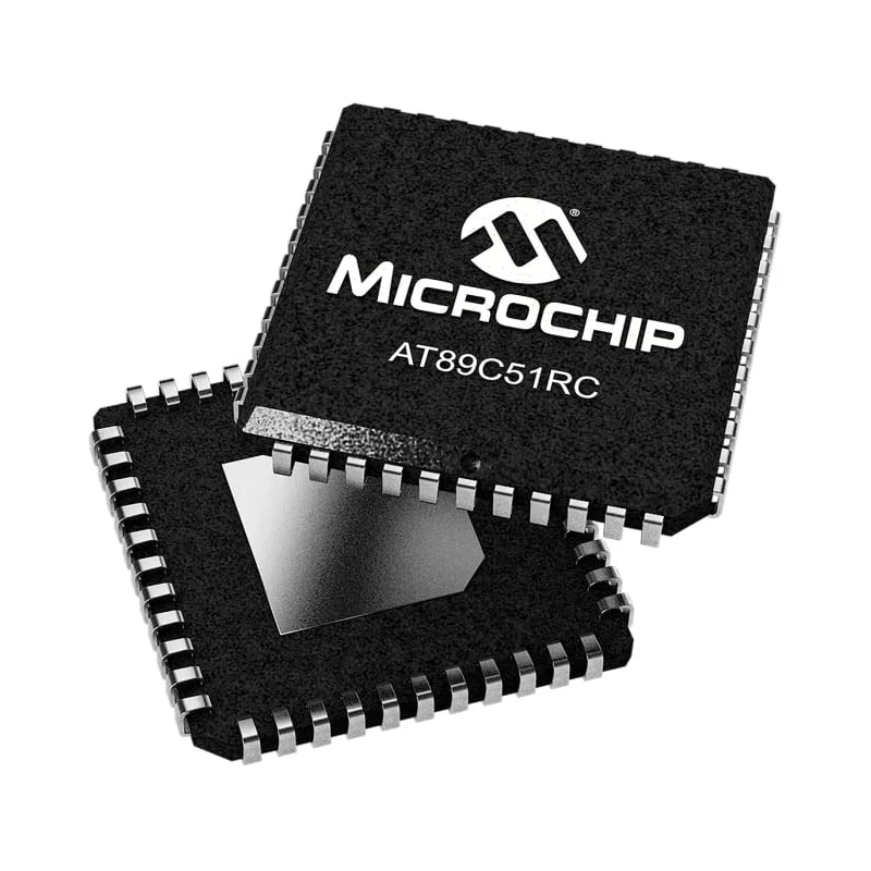 Microchip 8-bit 80C51 Microcontroller, 32kB FLASH Memory, 44-Pin PLCC Package, 24 MHz AT89C51RC-24JU