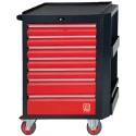 RS PRO 7 Drawer Wheeled Tool Cabinet with 240 Piece Tool Set 450mm x 710mm x 975mm 125-3046