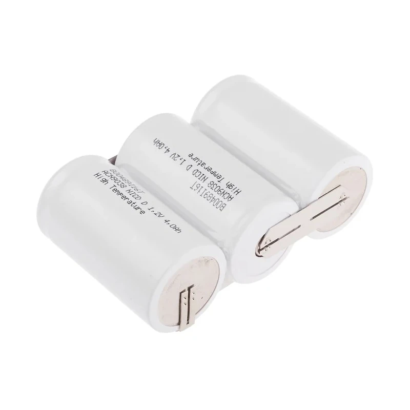 RS PRO 3.6 V NiCd Rechargeable Battery Pack 4 Ah Tab Terminal 3 Cells United Kingdom 125-3430