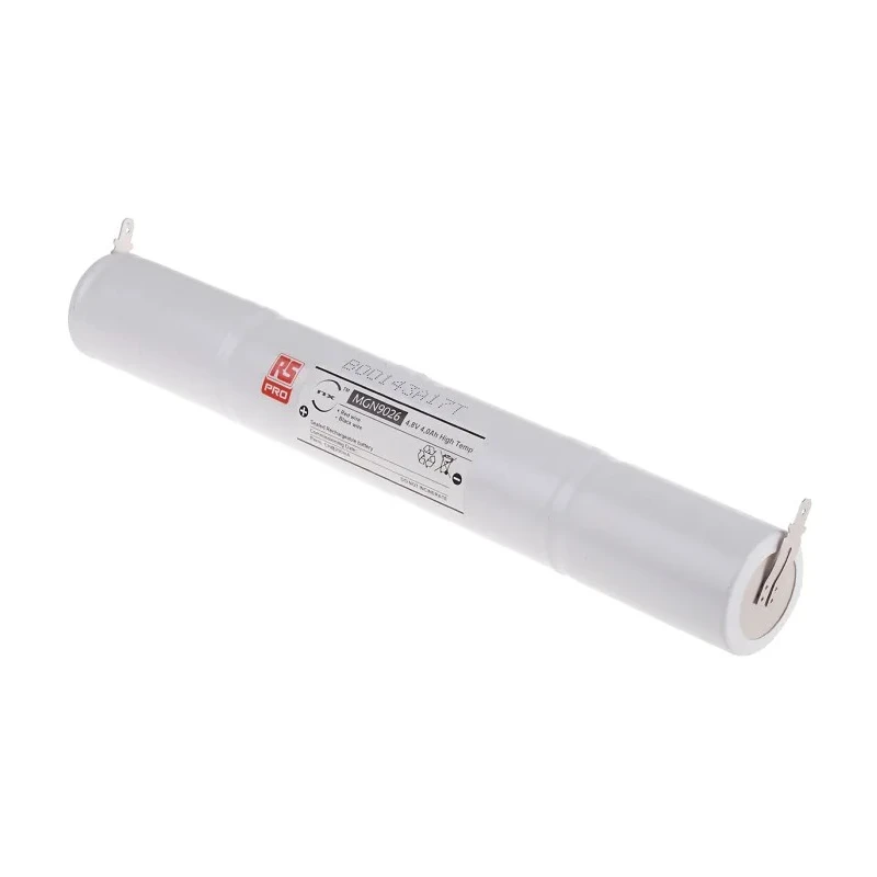 RS PRO 4.8 V NiCd Rechargeable Battery Pack 4 Ah 4 Cells Faston Termination 125-3442