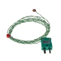 RS PRO Copper Disc Thermocouple Type K 6.35 mm Diameter 2 m Length 200 °C Max 131-4740