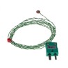 RS PRO Copper Disc Thermocouple Type K 6.35 mm Diameter 2 m Length 200 °C Max 131-4740