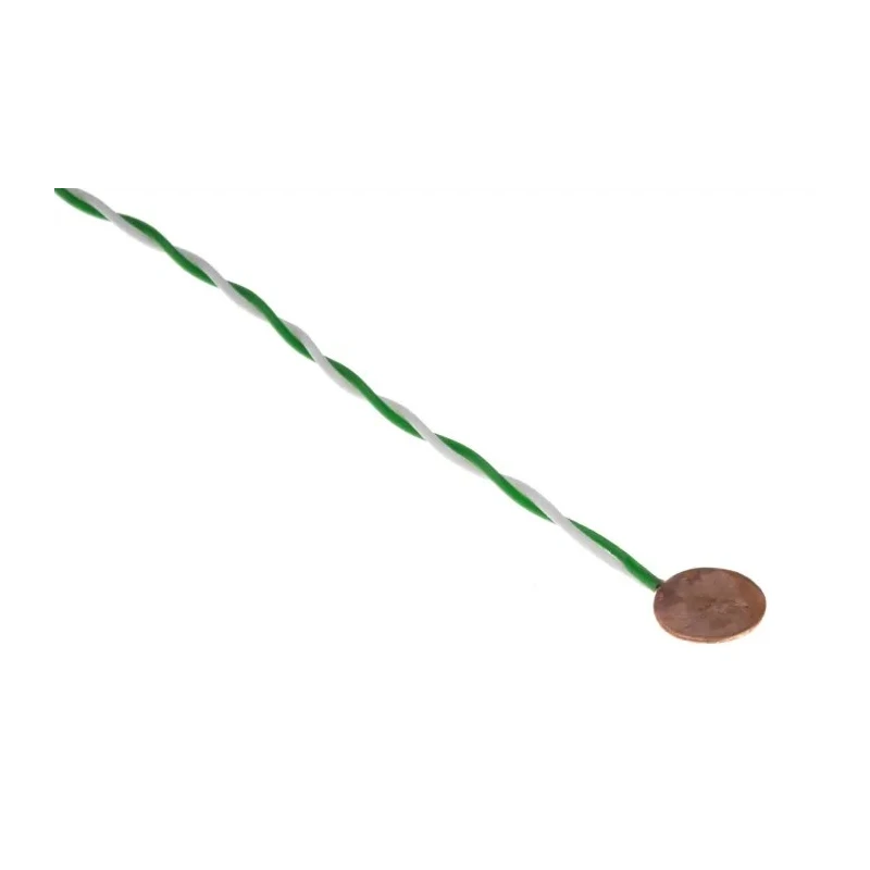 RS PRO Copper Disc Thermocouple Type K 6.35 mm Diameter 2 m Length 200 °C Max 131-4740
