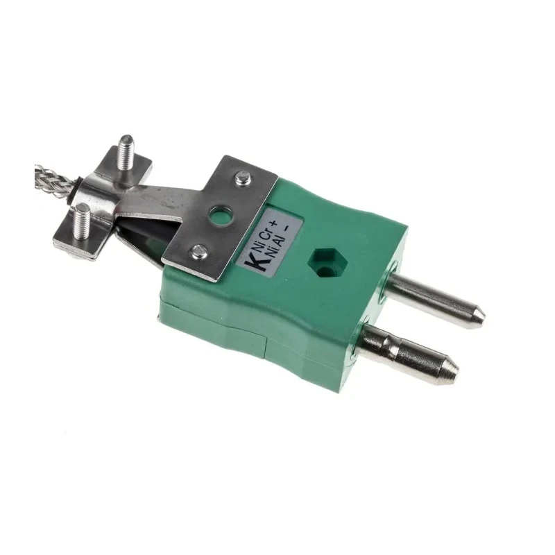 RS PRO Type K Washer Thermocouple with 2 m Cable Length, 6 mm Diameter, Temperature Range 60 °C to 350 °C 131-4761