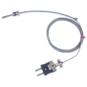 RS PRO Adjustable Bayonet Type J Thermocouple 2 m Length, 6 mm Diameter, Fibreglass Probe 131-4763