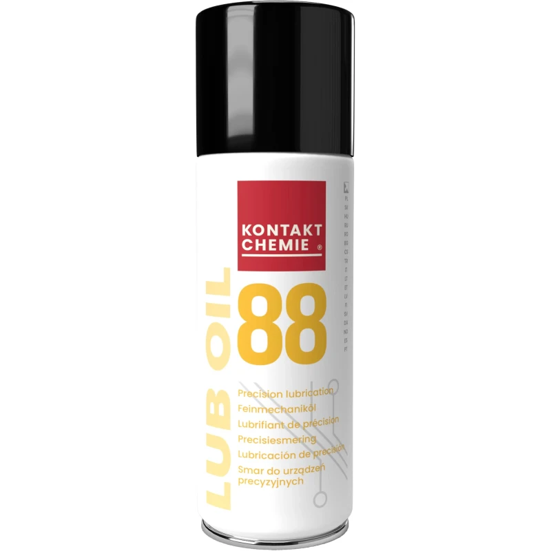 Kontakt Chemie 200 ml Mineral Oil-Based LUB OIL 88 Aerosol for Toothed Wheels, Lubricant, Gears, Taps, Lock, Spring 78509