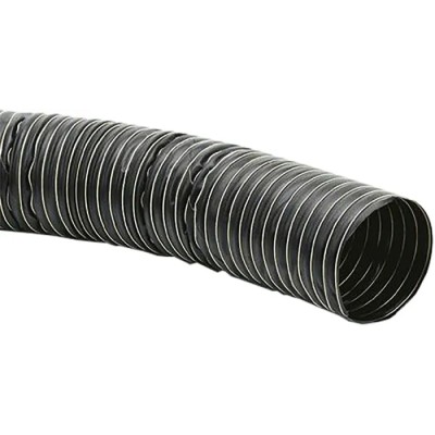 Contitech Black Neoprene Reinforced Flexible Ducting 76 mm ID, 4 m Length, UK Origin 841NG1M076