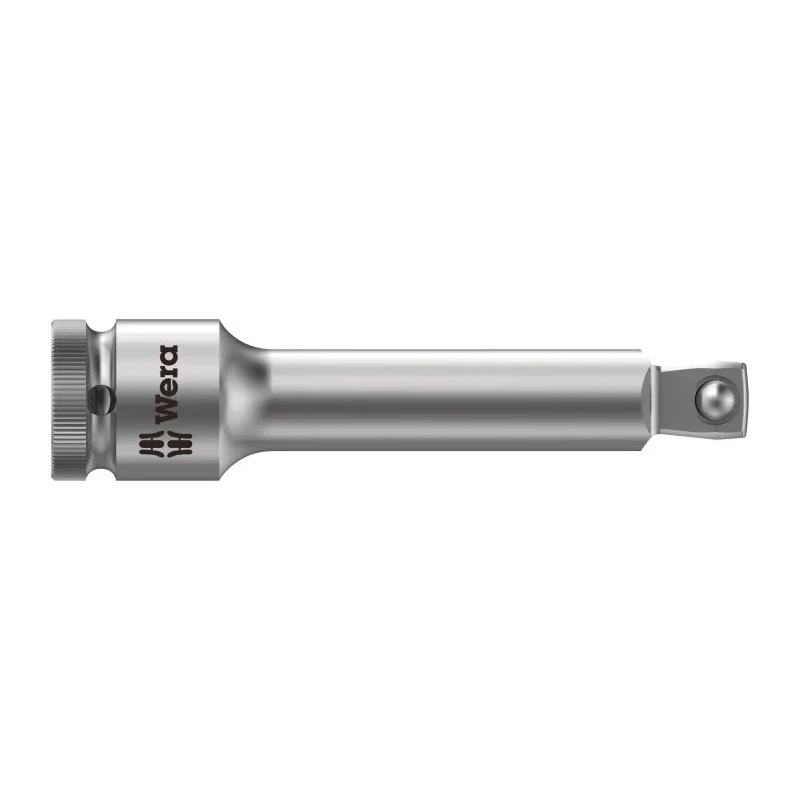 Wera Zyklop 1/4 in Square Adapter Socket 56mm Overall 05003527001