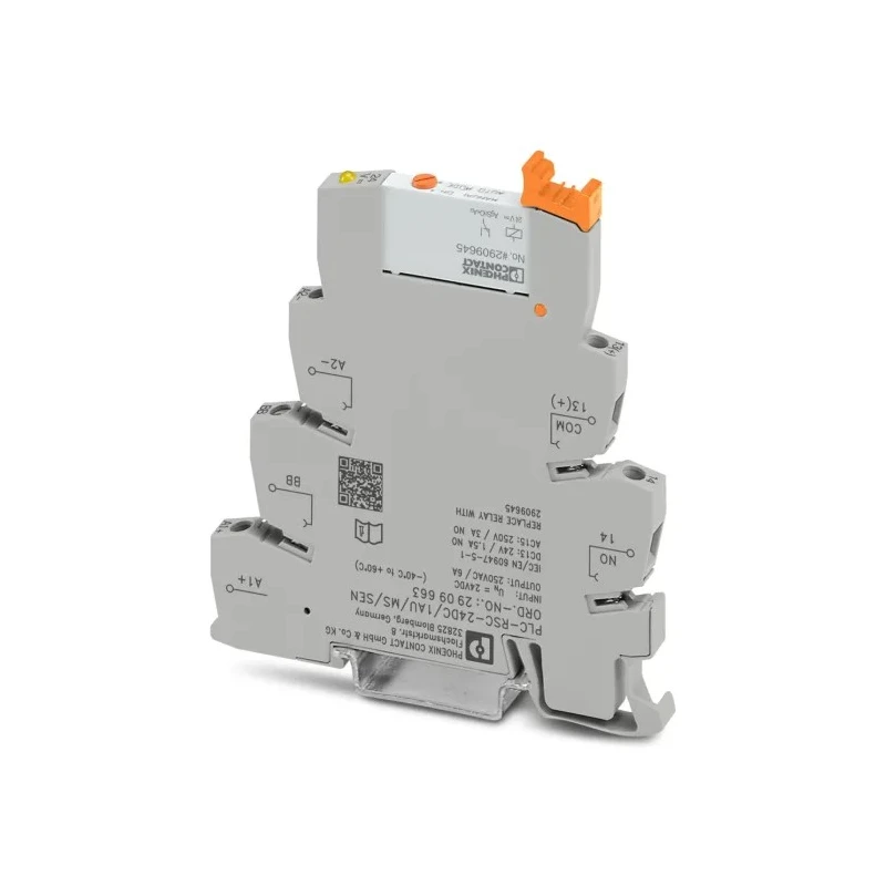 Phoenix Contact Electromechanical Interface Relay, DIN Rail Mount, 24V DC Coil, SPST Contact, 6A Switching Current 2909663