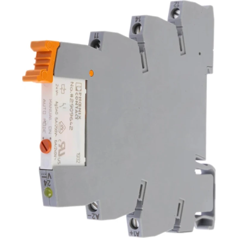 Phoenix Contact PLC-RSC- 24DC/21/MS Series Interface Relay DIN Rail Mount 24V DC Coil SPDT 15.3mA 2909649