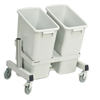Treston Workbench Recycling Material Bin Trolley Accessory Depth 625mm PRMT2