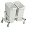 Treston Workbench Recycling Material Bin Trolley Accessory Depth 625mm PRMT2