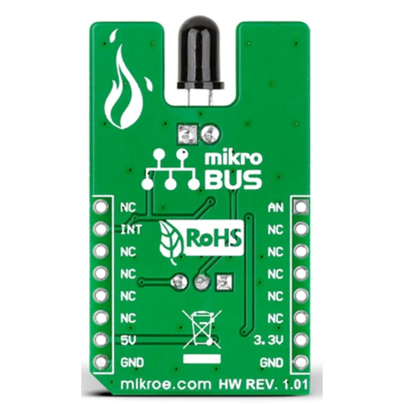 MikroElektronika Flame Sensor Development Tool MikroBus Click Board MIKROE-1820