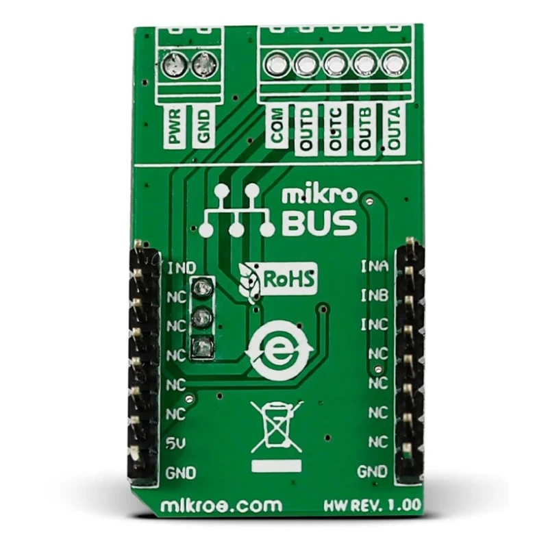 MikroElektronika Stepper 3 Click Motor Controller for ULN2003 with PWM Control MikroBus MIKROE-2035
