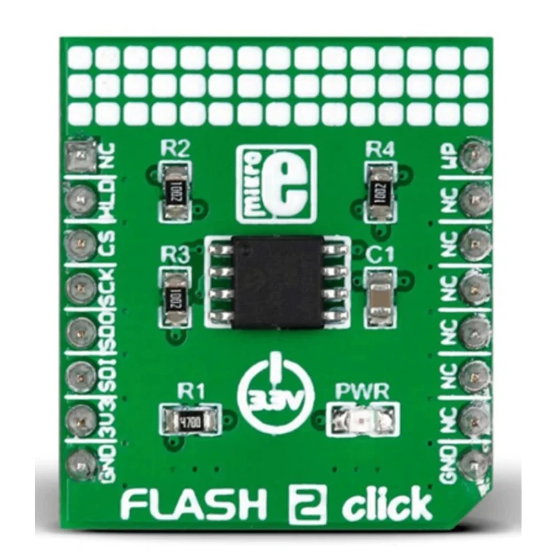 MikroElektronika Flash 2 Click Serial Flash Development Board for SST26VF064B MikroBus MIKROE-2267