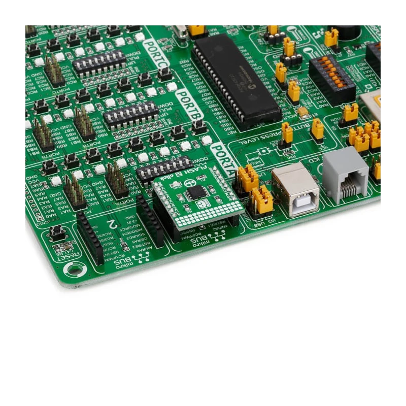 MikroElektronika Flash 2 Click Serial Flash Development Board for SST26VF064B MikroBus MIKROE-2267