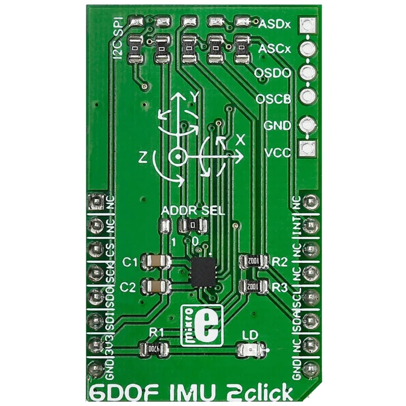 MikroElektronika 6DOF IMU 2 Click Inertial Measurement Unit Sensor Development Tool with BMI160 MIKROE-2337