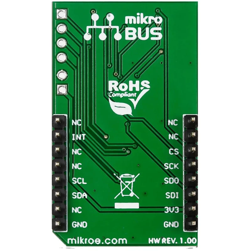 MikroElektronika 6DOF IMU 2 Click Inertial Measurement Unit Sensor Development Tool with BMI160 MIKROE-2337