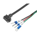 Omron Motor Power Cable 1S Series for Use with 3000 rpm Servomotors, 5 m Length, 100V-200V Voltage R88ACA1A005SFE