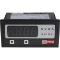 GILGEN Muller & Weigert Digital Voltmeter AC LED Display 4-Digits ±0.5 + 1 Digit % 43.5 mm Cutout Height 92 mm 136-5393