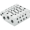 Festo VABM series 3 station G Manifold Base for use with VUVG-B Series Sub-Base Valves VABM-L1-10W-G18-3