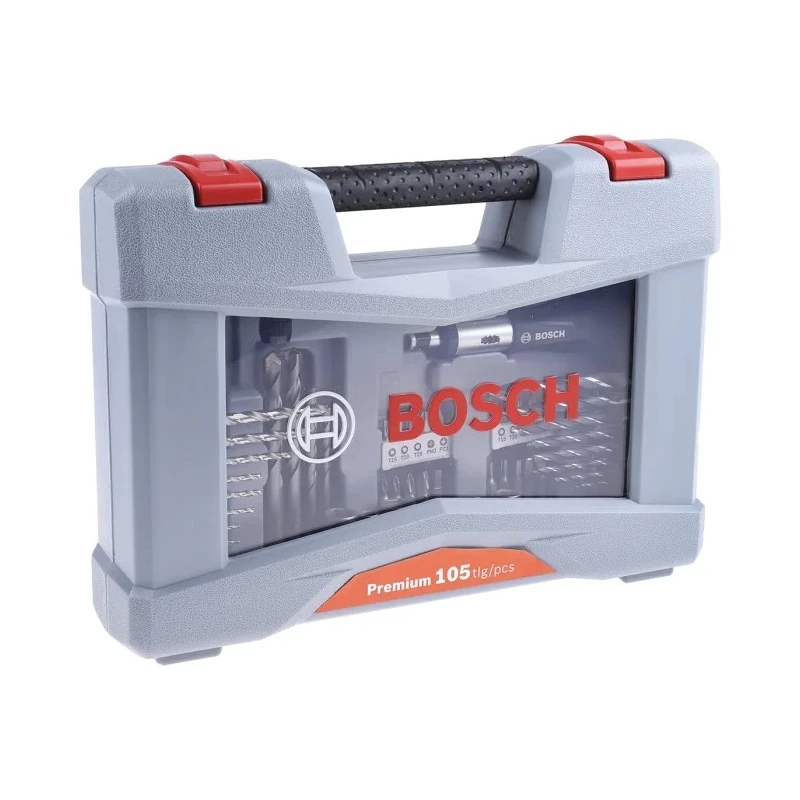 Bosch 105-Piece Twist Drill Bit Set for Masonry, HSS-G Material, 2 mm Min, 20 mm Max 2608P00236