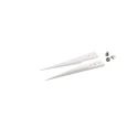 ideal-tek Zirconia Toughened Aluminium Tweezer Tips 50mm, Set of 5 A73MZ