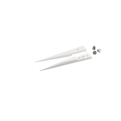 ideal-tek Zirconia Toughened Aluminium Tweezer Tips 50mm, Set of 5 A73MZ