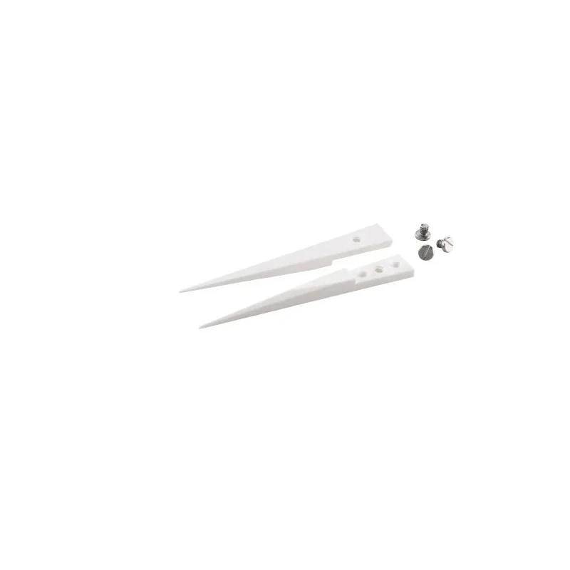 ideal-tek Zirconia Toughened Aluminium Tweezer Tips 50mm, Set of 5 A73MZ