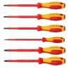 Knipex Insulated Phillips and Slotted Screwdriver Set 6-Piece, 1000V VDE Certified 00 20 12 V01