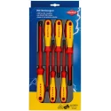 Knipex Insulated Phillips and Slotted Screwdriver Set 6-Piece, 1000V VDE Certified 00 20 12 V01