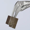Knipex Mole Grips Long Nose Pliers 200mm Steel Bright Zinc Finish 41 44 200