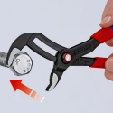 Knipex Cobra® QuickSet 1-Piece Water Pump Plier 300mm Overall Length 70mm Jaw Non-Slip PVC Handles 25 Position 87 21 300