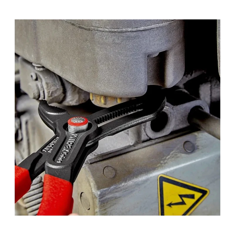 Knipex Cobra® QuickSet 1-Piece Water Pump Plier 300mm Overall Length 70mm Jaw Non-Slip PVC Handles 25 Position 87 21 300