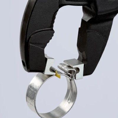 Knipex Hose Clamp Plier Non-Slip Plastic Coated Handle 180mm Overall Length Electric Steel Chrome Vanadium Steel 85 51 180 C