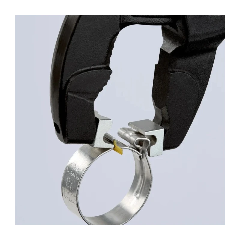 Knipex Hose Clamp Plier Non-Slip Plastic Coated Handle 180mm Overall Length Electric Steel Chrome Vanadium Steel 85 51 180 C