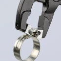 Knipex Hose Clamp Plier Non-Slip Plastic Coated Handle 180mm Overall Length Electric Steel Chrome Vanadium Steel 85 51 180 C