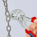 Knipex 1-Piece Plier Wrench 180mm Overall Smooth Jaw 40mm Chrome Vanadium Steel 86 05 180 T