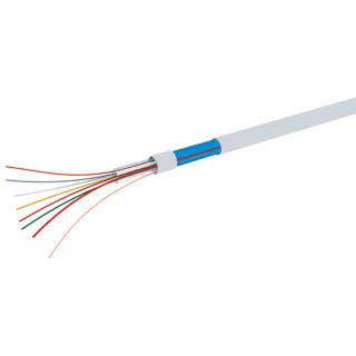 RS PRO Control Cable, 6 Cores 24 AWG, Screened, 100 m Length, White Polyvinyl Chloride Sheath 136-8146