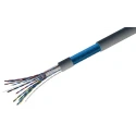 RS PRO 6 Core Telephone Cable, 1 x 0.81 mm Stranded Bare Copper, Grey PVC Sheath, 100 m Length 136-8167