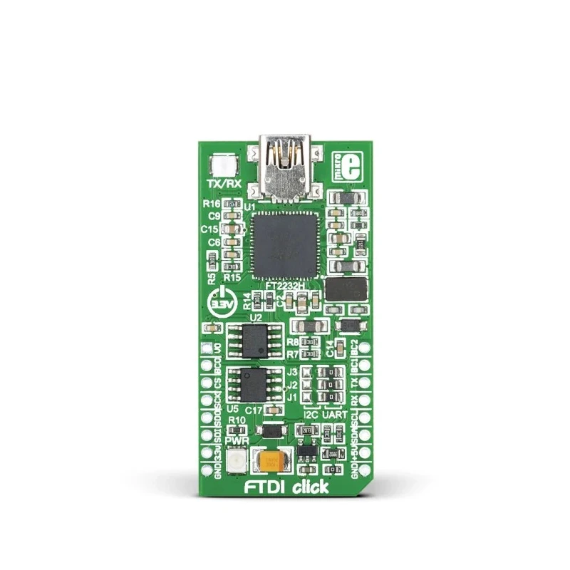 MikroElektronika Communication & Wireless Development Kit featuring FT2232H USB to UART/I2C/SPI Interface for MIKROE-1421