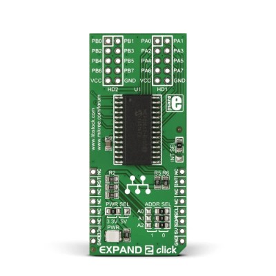 MikroElektronika Communication & Wireless Development Tool Expand 2 Click MCP23017 Development Kit for MikroBus MIKROE-1838