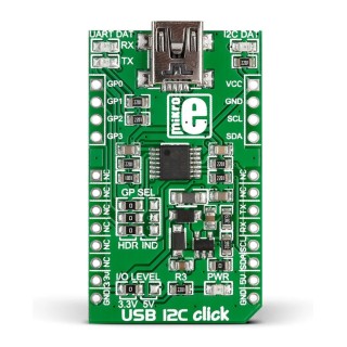 MikroElektronika USB I2C Click mikroBUS Communication and Wireless Development Kit MIKROE-1985