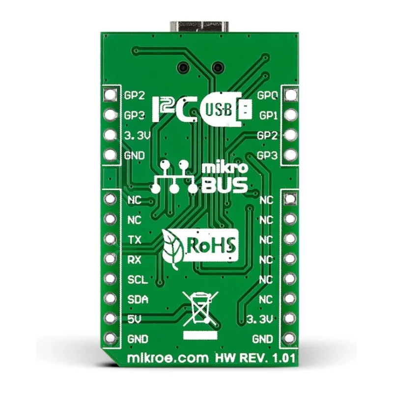 MikroElektronika USB I2C Click mikroBUS Communication and Wireless Development Kit MIKROE-1985