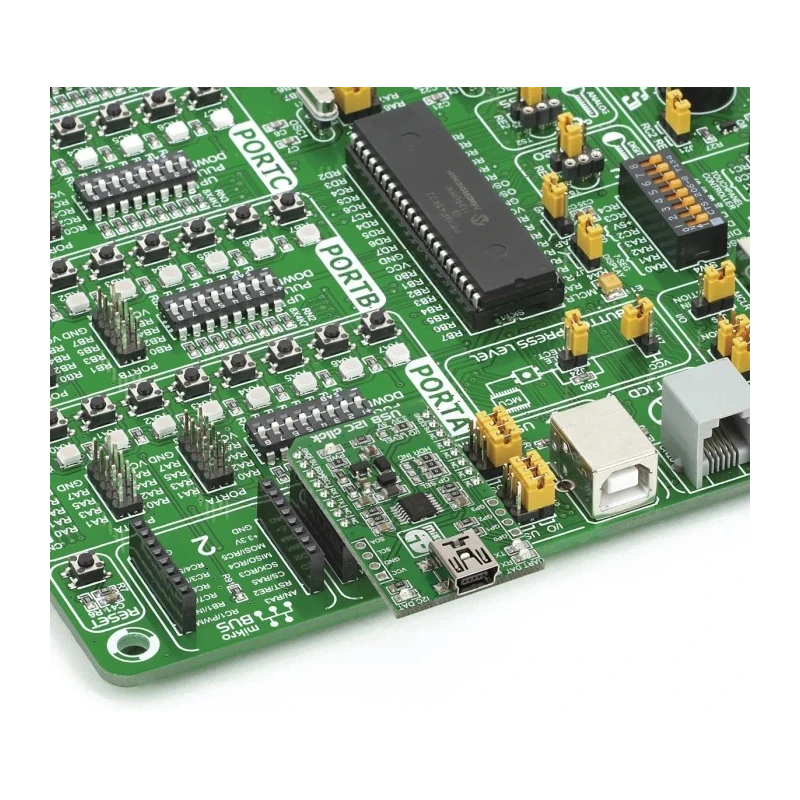 MikroElektronika USB I2C Click mikroBUS Communication and Wireless Development Kit MIKROE-1985