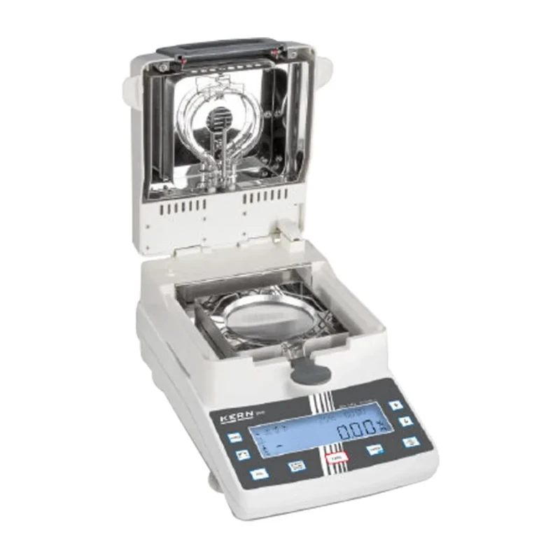 Kern Moisture Analyser with Halogen Quartz Heater 400 W, 0.001 g Resolution, 240mm Width, 180mm Height DAB 100-3