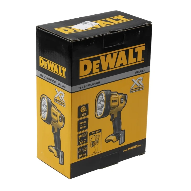 DeWALT Inspection Lamp Handheld 18V Lithium-ion Battery Powered IP54 