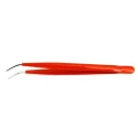 RS PRO 150mm Carbon Steel Serrated Tweezer 136-9812