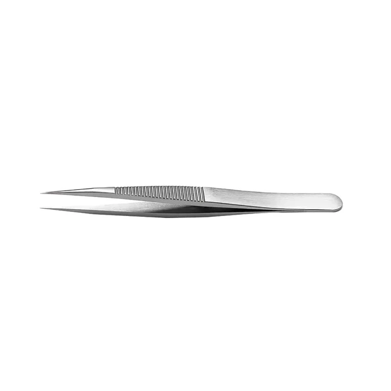 RS PRO 110mm Stainless Steel Strong Tweezer 136-9832